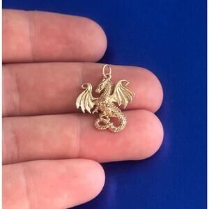 Bronze Fairy Tale Dragon Charm